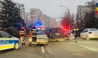Accident cu mai multe mașini în Mărăști - FOTO și VIDEO