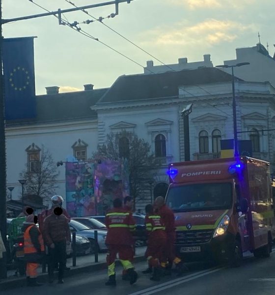 Accident pe strada Memorandumului / Foto: WhatsApp ISU Cluj
