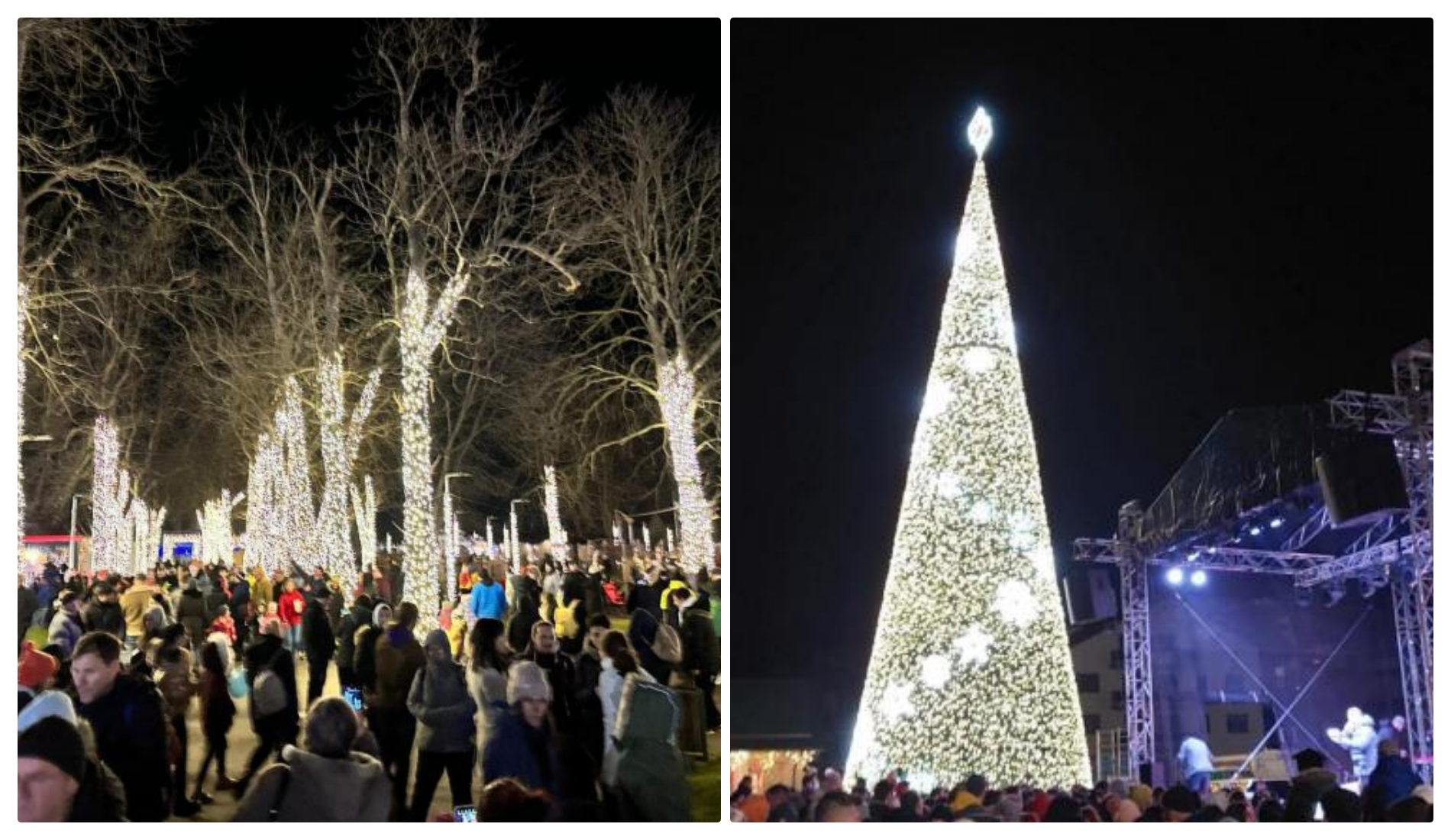 Artificii și concerte la Târgul de Crăciun din Florești, Winter Dream-Florești, care se deschide joi seara