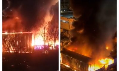 Au fost prinși tinerii care au declanșat incendiul de la Iulius Mall Cluj
