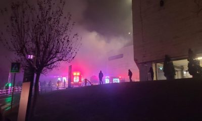 Ce a provocat incendiul de lângă Iulius Mall. Trei tineri, cercetați pentru distrugere