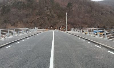 Construcția noului pod din Someșu Rece, finalizată în mai puțin de șase luni/Foto: Consiliul Județean Cluj