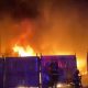 Incendiu puternic la un complex comercial de lângă Iulius Mall/Foto: ISU Cluj