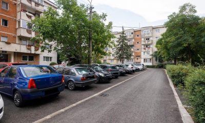 Spații de parcare amenajate la sol, în Cluj/Foto: Municipiul Cluj-Napoca Facebook.com