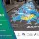 Pictura stradală 3D de pe Piezișă este finalizată în cadrul proiectului „Asphalt Art Initiative”