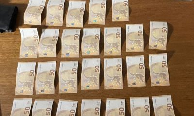 Bani falși, descoperiți la percheziții/ Foto: IPJ Cluj