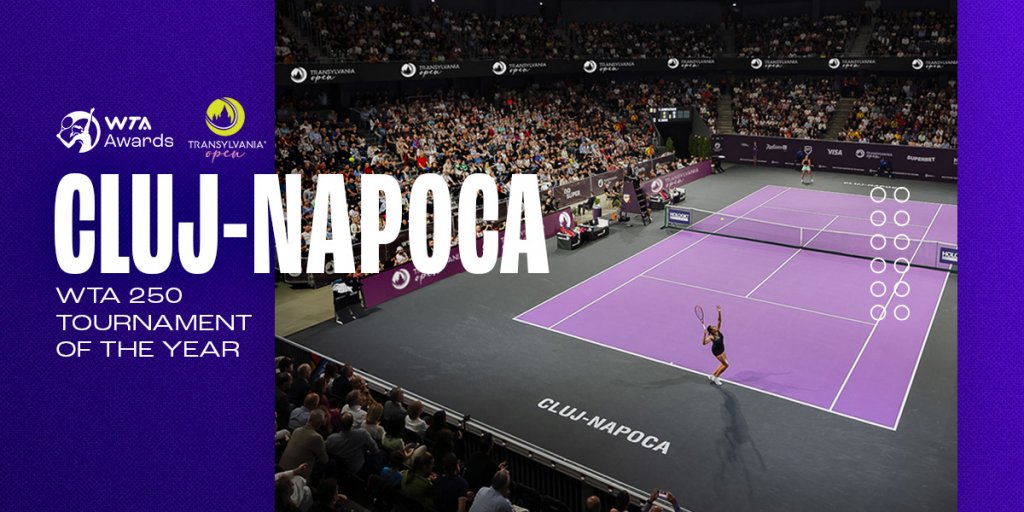 Transylvania Open, desemnat din nou cel mai bun turneu WTA250