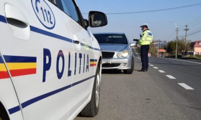 Un șofer a condus cu viteză excesivă în localitate ca să-și ducă soția la spital / Foto: IPJ Cluj - Facebook