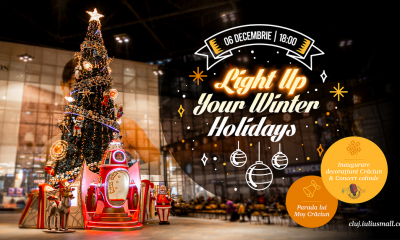 „Light Up your Winter Holidays” la Iulius Mall Cluj cu Circus Christmas, într-un regal al bucuriei orchestrat de Moș Crăciun și acompaniat de un concert de colinde (P)