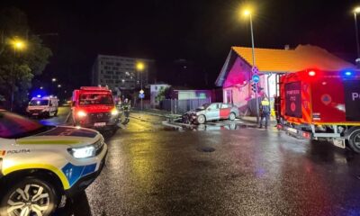 Mașini avariate în urma accidentului rutier de pe strada Uzinei Electrice din Cluj-Napoca, intervenție ISU