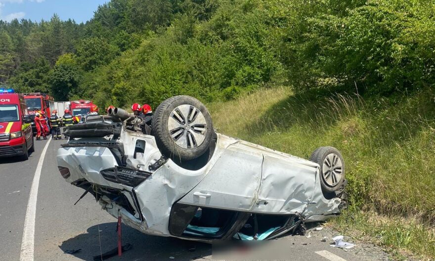 Accident grav pe drumul Sf. Ion Cluj, bărbat de 55 de ani prins sub mașină, intervenție ISU SMURD