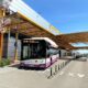 Autobuz Aeroport Express Cluj fără pasageri în stație