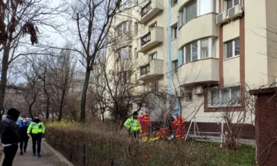 Bloc din cartierul Mărăști, Cluj-Napoca, unde un bărbat de 63 de ani a murit după ce a căzut de la înălțime
