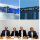 Logo-urile Vinci Energies și EnergoBit, simbolizând o tranzacție de peste 100 milioane euro
