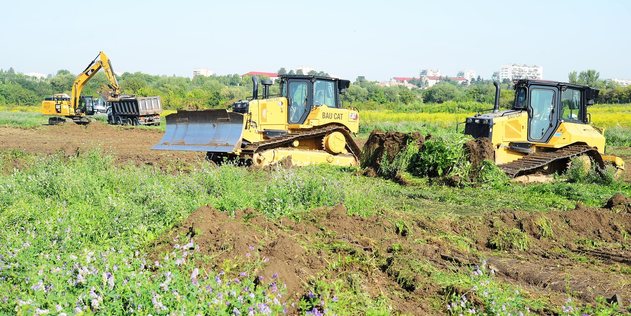 Lucrări de construcție la Spitalul Pediatric Monobloc din Cluj