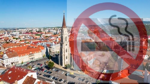 Fumat interzis în parcuri, stații și baze sportive din Cluj-Napoca