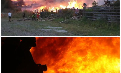 Incendiu violent la un complex turistic din Râșnov