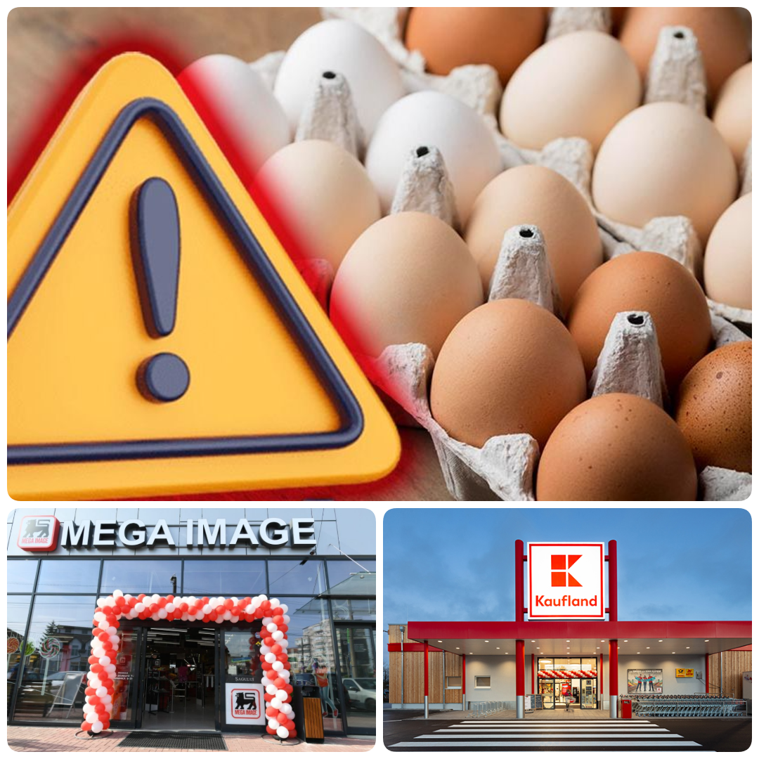 Ouă bio retrase din Kaufland și Mega Image din cauza riscului de Salmonella