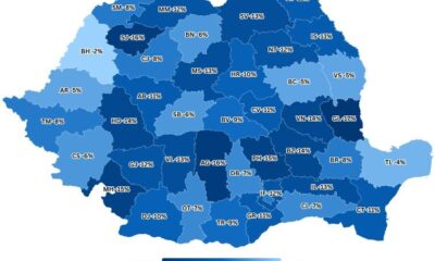 Harta județului Cluj cu UAT-urile afectate de reforma administrației