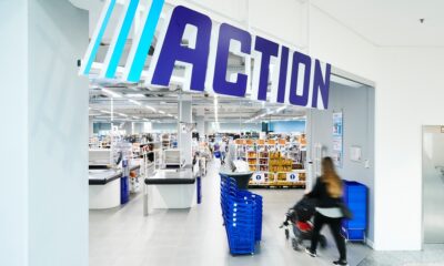 Interior magazin Action România cu 1.500 de produse sub 5 lei