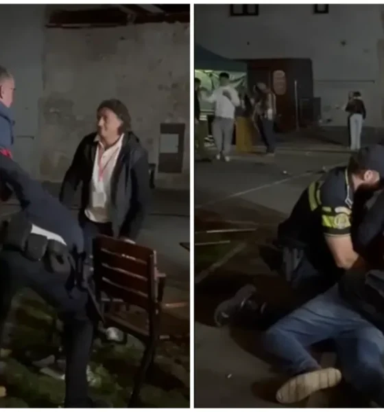 Liderul UDMR Brașov încătușat de polițiști la Zilele Culturii Maghiare după un scandal