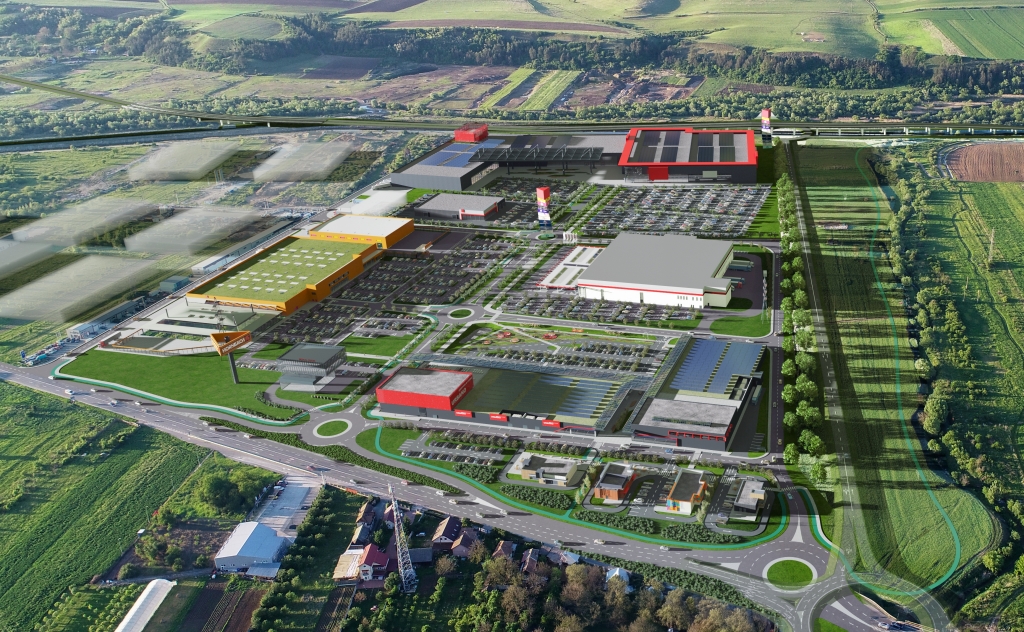 Randare Urbano Shopping & Living – cel mai mare parc comercial din Transilvania
