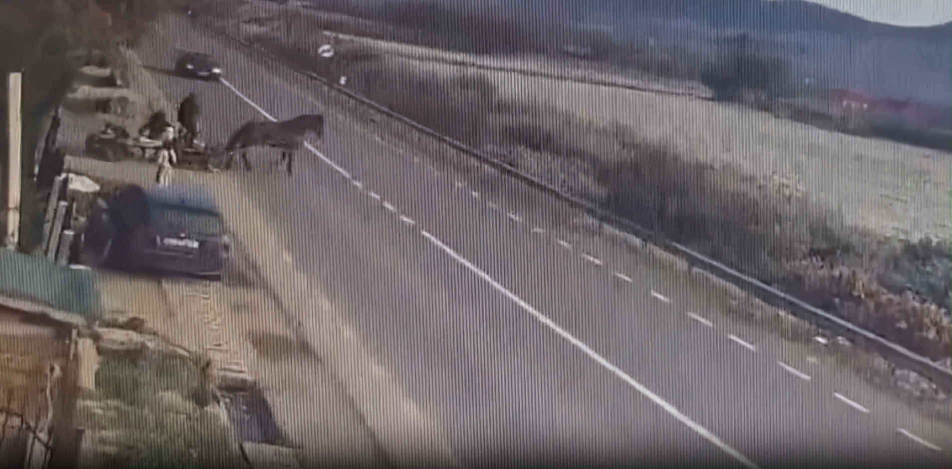 Momentul impactului în accidentul grav de la Sânpaul, surprins de camerele de supraveghere
