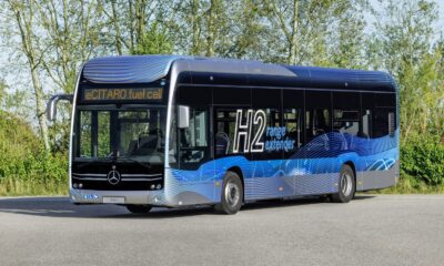 Autobuz Mercedes cu hidrogen testat în Cluj-Napoca, premieră în transportul public din România