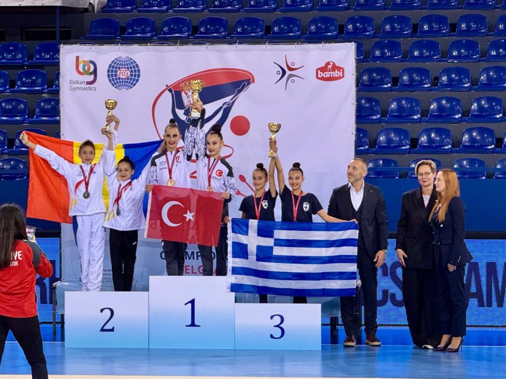 Izabela Petean de la CSM Cluj, medaliată cu aur la gimnastică ritmică, Belgrad 2025