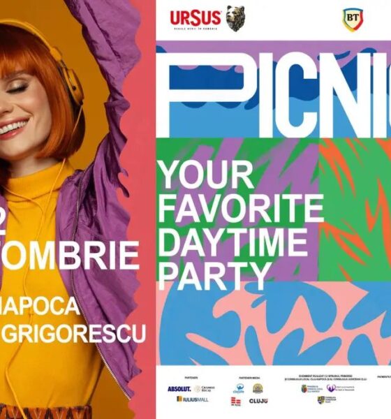 Zona de street food la Picnic Cluj 2025 cu preparate locale și internaționale