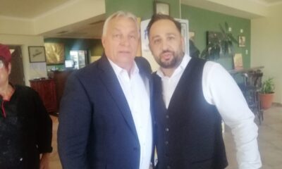 Premierul Ungariei Viktor Orban ia masa la Hanul Km 17 din Jucu, județul Cluj Descriere imagine: Viktor Orban, premierul Ungariei, servind prânzul la Hanul Km 17 din Cluj-Napoca, alături de personalul restaurantului.