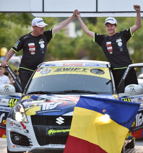 Pilotul clujean Dragoș Tuluc, triplu campion național la doar 16 ani, în Campionatul Național de Raliuri 2025