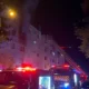 Pompieri intervin la un incendiu izbucnit într-un apartament din Cluj-Napoca