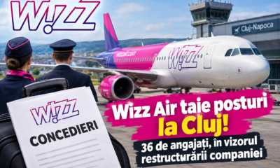 Wizz Air pregătește concedieri la baza din Cluj